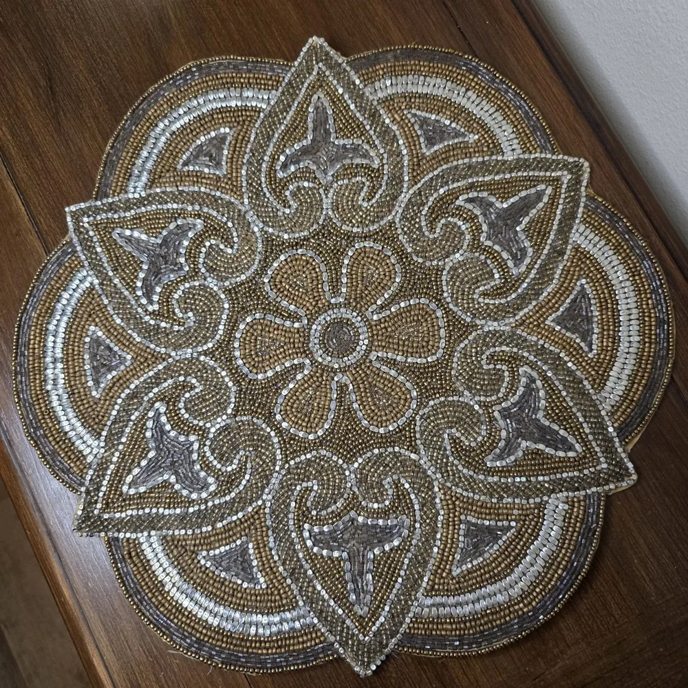 Pier 1 Imports Beaded Placemat 15